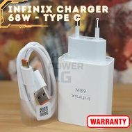 INFINIX Charger Copotan 68W TYPE C FastCharge