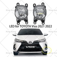 Front Bumper Fog Light Lamp foglight foglamp LED For toyota vios 2021 2022 ORIGNAL QUALITY