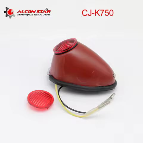 Alconstar- Motorcycle Retro Motor Rear Fender Rear Light Traillight 12V For BMW R71 R75 Ural M72 KS7