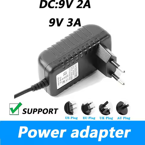 AC 100-240V DC 9V 2A 9V 3A Switching Power Supply Treadmill Massager Power Adapter UK Plug AU Plug 5