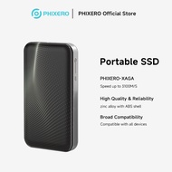 PHIXERO Portable SSD USB3.2 Gen 2 Type C 20Gbps 1TB 2TB External Solid State Drive Storage Disk Hard