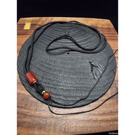 Necklace Red Agate Chrome PendantTALI 3mm 65cm J235