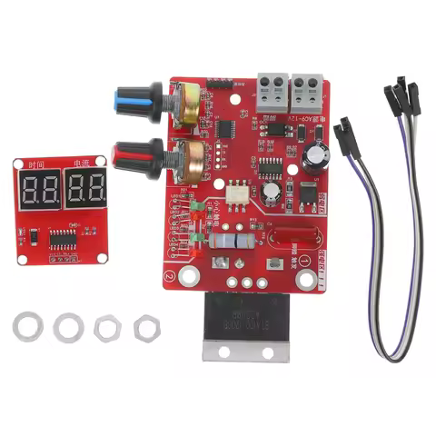 Diy Welder Time Panel Spot Welder Control Board Single Chip Spot Welding Machine Controller Digital 
