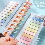 Morandi Post-it Index Sticker Students Use Simple Fresh Classification Tearable Marker Sticker Moran