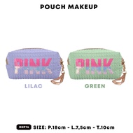 Cosmetic Bag DHP76 / DHP 76 Cosmetic Makeup Pouch Practical Leather Cosmetic Bag Leather Handbag/