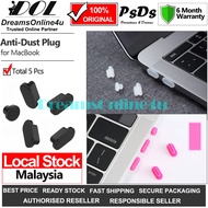 5 Pcs Full Protection Silicon Anti-Dust Plug Cover Set for Laptop Pro A1706 A1707 A1708 A1534 A2159 