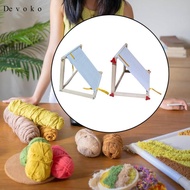 [Cuticate1] Cross-stitch Frame, Embroidery Frame Stand, Wooden Stand for Handicrafts, Craft Stand, C