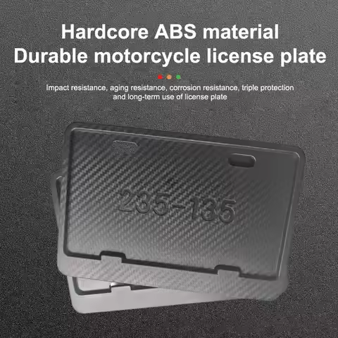 Hot Sale Motorcycle License Plate Frames Universal Rustproof License Plate Holder Front Rear License