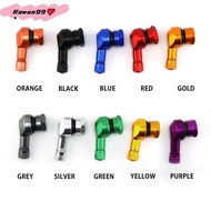 1 Piece Motorcycle Tire Wheel Spare Parts 90 Degree Elbow Valve Tubeless