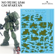 WATER DECAL [DELPI DECAL] 352 HG 1/144 GM SPARTAN GUNDAM SLIDE