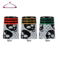 [deevoka] 5 Pieces Golf Iron Ferrules Golf Club Shaft Ferrules Practical Golf Club Repair Portable P