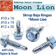 READY || SKRUP BAJA RINGAN 10 X 19 (MOON LION) - PER DUS ISI = 1.000