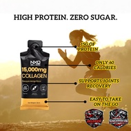 NXQ Wellness 15000mg Collagen Drink Sachet | Pineapple Mango | Sugar Free | Bone Joint Skin Support 