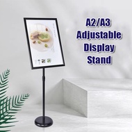 [Ready Stock]  A2/A3/A4 Adjustable Menu Display Holder Stand Advertisement Display Stand