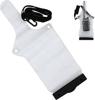 Universal Transparent Waterproof Pouch Bag Case for Motorola Kenwood Midland Radio Walkie Talkie PX-