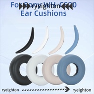 RYEIGHTON 1Pair Headphone Ear Pads, Sponge Foam Protein Leather Headset Earmuff, Replacement Headpho