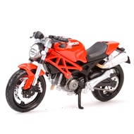 Maisto 1:18 Ducati Monster 696 รถหล่อแบบคงที่โมเดลรถจักรยานยนต์ของเล่นงานอดิเรกของสะสม
