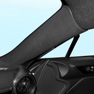 2PCS Leather Interior Car Window A Pillar Decorative Sticker For Toyota GR86 Subaru BRZ Inner Protec