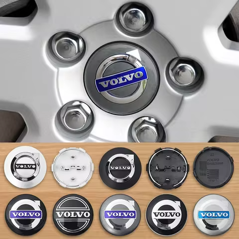 56/60/64mm VOLVO Badge Car Wheel Center Cap For Volvo XC60 V70 S60 XC90 S80 V40 XC70 V50 Car Rim Hub