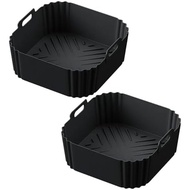 Air Fryer Silicone Liners for Ninja AF140 AF141 AF180 AF181 Air Fryer for Philips HD9270 Basket Baki