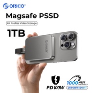 ORICO Magnetic External SSD for iPhone 16 15 Pro/Max ProRes 4K ProRes HDR Record and Store 2000MB/s 