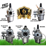 (Ready Stock) Carburetor / Carburator Mesin Rumput BG328 BG328A(2S) TL33/TL43/BG330/TB33/TB43