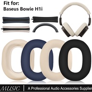 Silicone Ear Pads Covers for Baseus Bowie H1i Headphone Headsets, Anti-Scratch, Washable Protective 