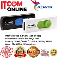 ADATA USB3.2 UV320 32GB 64GB 128GB 256GB FLASH DRIVE BLK/WHT