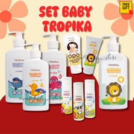 BABY HERBAL CREAM TROPIKA 50GRAM ORIGINAL HQ / SET BABY TROPIKA / BODY LOTION TROPIKA