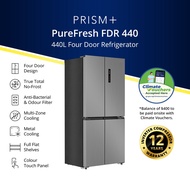 PRISM+ PureFresh FDR 440 | 440L Four Door Refrigerator|True Total No-Frost |Multi-Zone Cooling