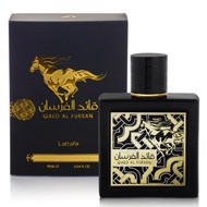 Lattafa perfume 3D Sticker Qaed Al Fursan perfume 90ml EDP Long Lasting Body perfume Halal