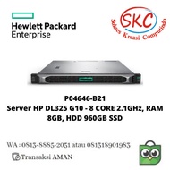 Server HP P04646-B21 DL325 G10 - 8 CORE 2.1GHz, RAM 8GB, HDD 960GB SSD