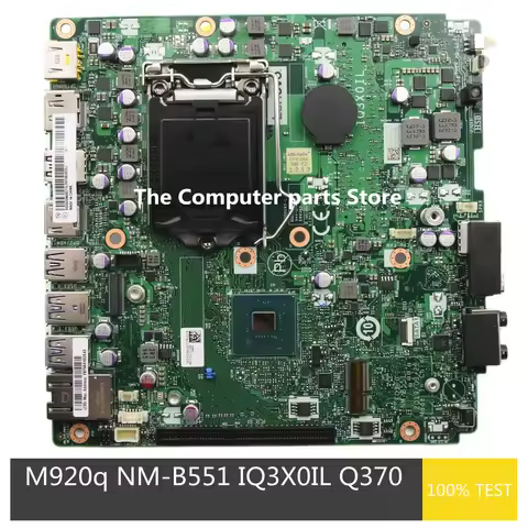 Original For Lenovo Thinkcentre M920q Desktop Motherboard EQ370 NM-B551 IQ3X0IL Q370 01LM292 5B20U53