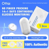 Ottai  1 Full Sets CGM Health Accessories Diabetes Glucose Sensor No Finger Pricking