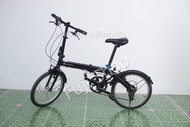 จักรยานพับได้ญี่ปุ่น - ล้อ 20 นิ้ว - มีเกียร์ - อลูมิเนียม - Renault - สีดำ [จักรยานมือสอง]
