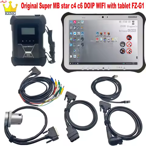 Original Super mb star C4 C6 plus DOIP wifi multiplexer FULL chip ADG426 relay xentr odb2 scanner wi