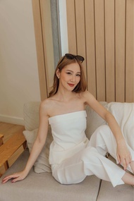 Firrr-Zoey Top-เฉพาะเสื้อเกาะอก-ชุดใส่เที่ยว ชุดทำงาน ชุดไปคาเฟ่