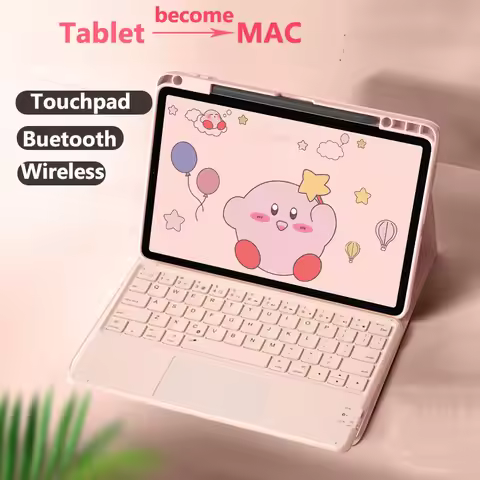 TouchPad Keyboard CASE for Xiaomi Redmi Pad 2 Pad2 11 Inch 2025 Pad SE Pad 7 2024 11.2 7 Pro 5Pro Pa
