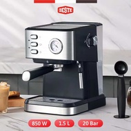 MESIN Espresso Coffee Maker Frothing 20 Bar 850W 1.5L Trieste - CM3020