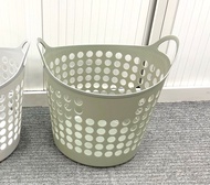 洗衣籃 green laundry basket 污衣籃 收納籃 Home 綠色 污衣籃 家庭用品