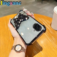 Jingsanc For Samsung Galaxy A07/Samsung Galaxy A07 LTE Phone Case Luxury Electroplated Glitter Casin