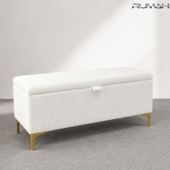 [RUMAH] Storage Bench Chair Stool Bench simpanan barang Stool Modern Bench Chair