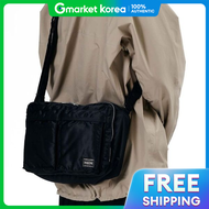 Porter Tanker Sling Bag Black Large Bag