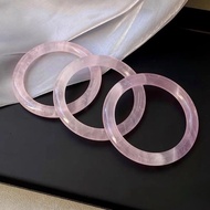 Natural rose quartz bracelet SILVERGO solid quartz bracelet