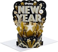 Hallmark Paper Wonder Musical Pop Up New Year Card (Plays Auld Lang Syne)