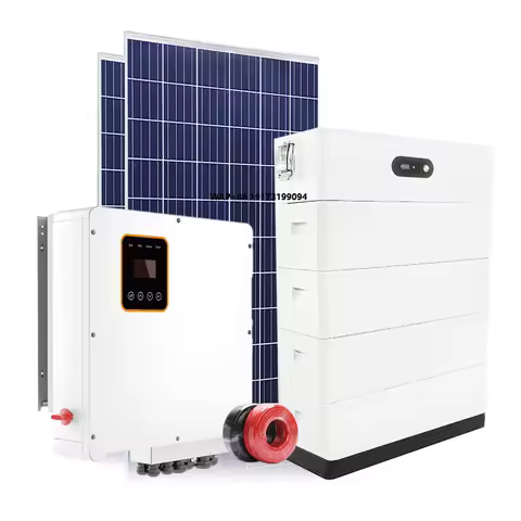 8kw 10kw 12kw Lithiumvalley Solar 3 Phase Hybrid Inverter Hybrid Solar Home Energy Storage System In