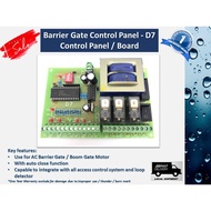 D7 Barrier Gate Control Panel - D7 Control Panel / Board