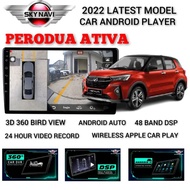 PERODUA ATIVA 3D 360 BIRD VIEW CAMERA + 24 HOUR DVR VIDEO RECORD CAR ANDROID PLAYER