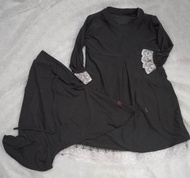 dress khalisa gamis bayi 1-5 tahun / gamis anak jersey zoya / baju muslim anak