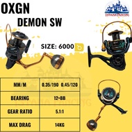 Reel SPINNING OXGN DEMON SW UK 6000 POWER HANDLE